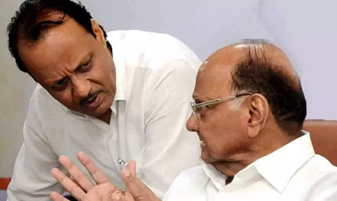 Ajit pawar and sharad pawar Ajit pawar and sharad pawar