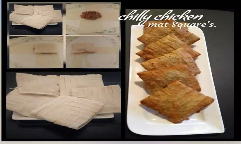 Chilli Chicken Mat Square