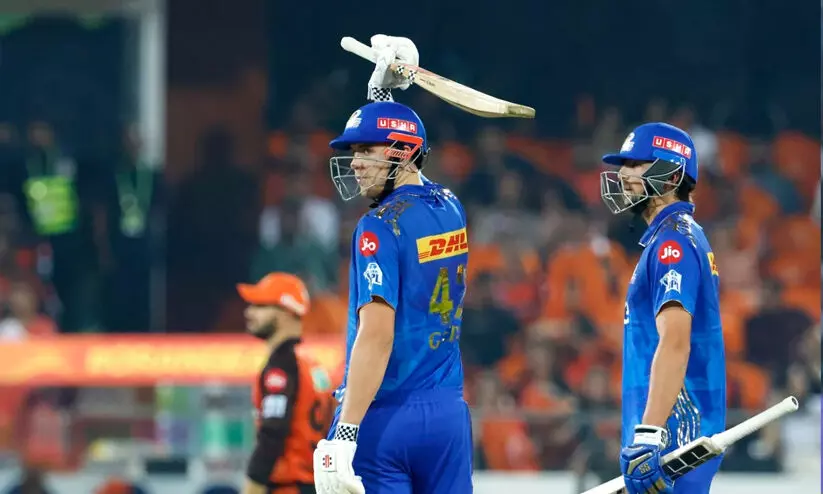 കാമറൂൺ ഗ്രീനിന് അർധ സെഞ്ച്വറി (64*); മുംബൈക്കെതിരെ ഹൈദരാബാദിന് 193 റൺസ് വിജയ ലക്ഷ്യം