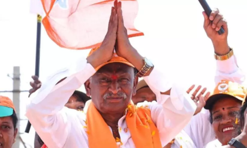 ബി.ജെ.പി മന്ത്രി നാഗരാജിന് 1609 കോടിയുടെ ആസ്തി ബി.ജെ.പി മന്ത്രി നാഗരാജിന് 1609 കോടിയുടെ ആസ്തി