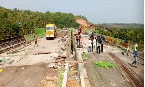 പള്ളിക്കര റെയിൽവേ മേൽപാലം മേയ് അവസാനം തുറക്കും