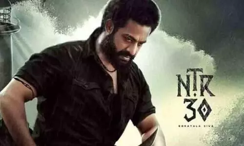 Saif Ali Khan entering with Man of Masses NTR Jr for NTR30