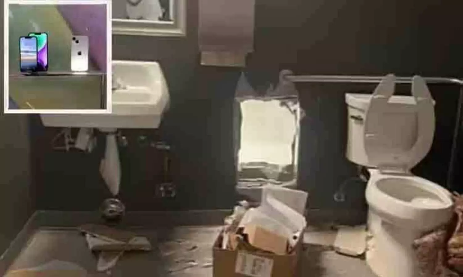 ശുചിമുറിയിൽ നിന്നു ആപ്പിൾ സ്റ്റോറിലേക്ക് തുരങ്കമുണ്ടാക്കി കവർച്ച; നാലുകോടിയോളം വിലവരുന്ന 436 ഐ‍ഫോണുകൾ മോഷ്ടിച്ചു