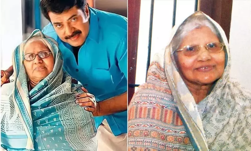 Actor Mammoottys mother Actor Mammoottys mother