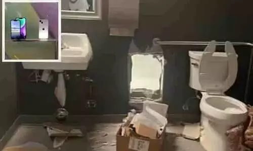 ശുചിമുറിയിൽ നിന്നു ആപ്പിൾ സ്റ്റോറിലേക്ക് തുരങ്കമുണ്ടാക്കി കവർച്ച; നാലുകോടിയോളം വിലവരുന്ന 436 ഐ‍ഫോണുകൾ മോഷ്ടിച്ചു