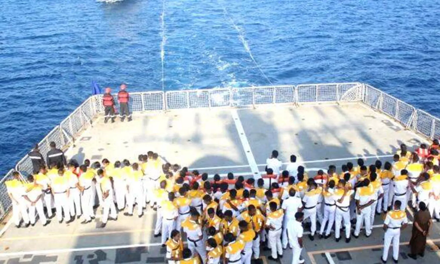 നാവിക എൻ.സി.സി കേഡറ്റുകളുടെ ജല സാഹസിക യാത്ര