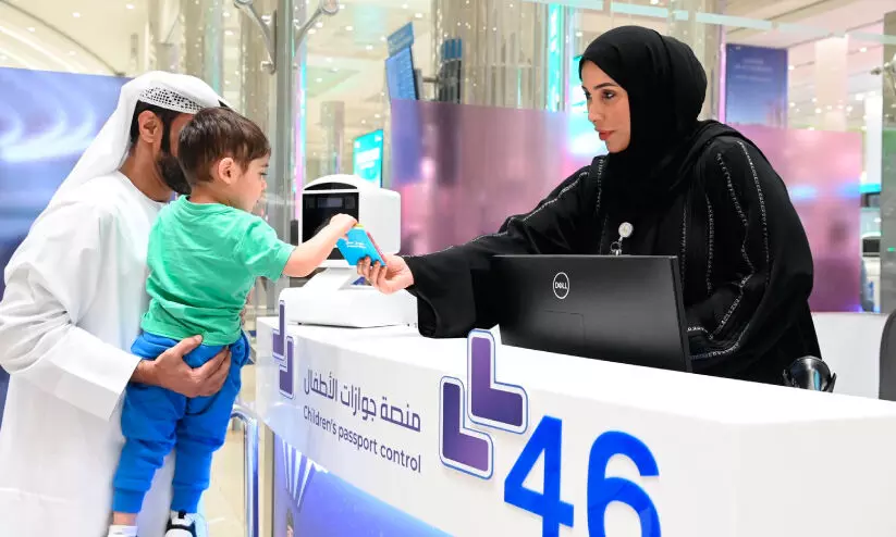Children-only passport counters open at Dubai International Airport Children-only passport counters open at Dubai International Airport
