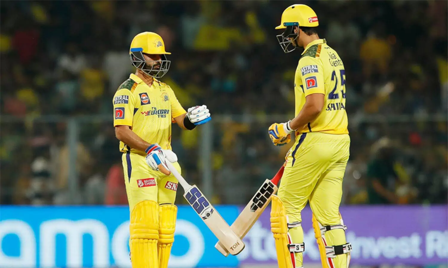 അജിൻക്യ മഹാനേ...; ബാറ്റെടുത്തവരെല്ലാം വെളിച്ചപ്പാടായി, ചെന്നൈ​​ക്ക് കൂറ്റൻ സ്കോർ