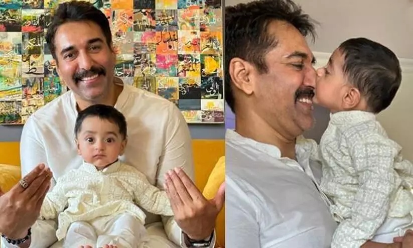 actor Rahman shared pictures with his grandson