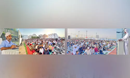 സ്​നേഹം പകർന്ന്​ ഈദ്​ഗാഹുകൾ...