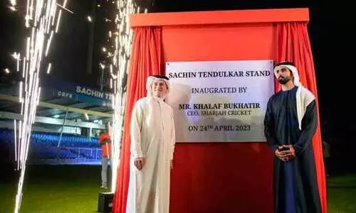 പിറന്നാൾ സമ്മാനം; ഷാർജ സ്​റ്റേഡിയത്തിൽ സച്ചിന്‍റെ പേരിൽ സ്റ്റാൻഡ്​