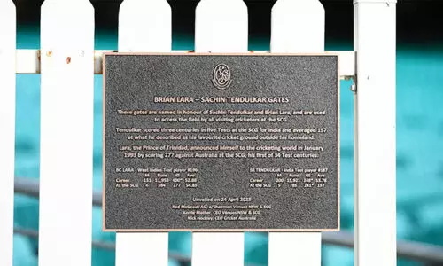 സിഡ്നി ക്രിക്കറ്റ് ഗ്രൗണ്ടിൽ സചിൻ ടെണ്ടുൽകർ ഗേറ്റ്