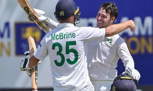 ശ്രീലങ്കയെ ഞെട്ടിച്ച് അയർലൻഡ്; ടെസ്റ്റിലെ ടീമിന്‍റെ ഏറ്റവും ഉയർന്ന സ്കോർ