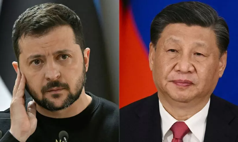 ടെലിഫോൺ ചർച്ചയുമായി ഷി ജിൻപിങ്-സെലൻസ്കി