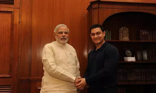 നരേന്ദ്ര മോദിയുടെ മൻ കീ ബാത്ത് കോൺക്ലേവിൽ അമീർ ഖാനും