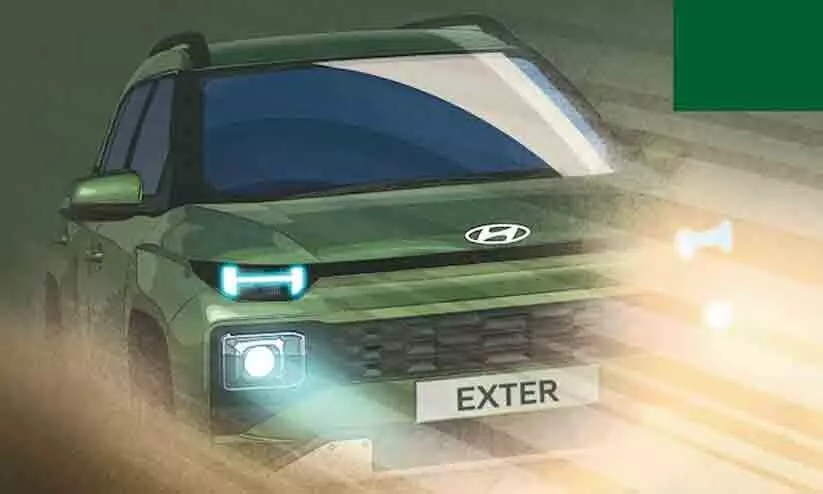 പഞ്ചിന്റെ നെഞ്ചിടിപ്പ് കൂട്ടി എക്സ്റ്റർ; ആദ്യ ഡിസൈൻ ചിത്രം പുറത്തുവിട്ട് ഹ്യുണ്ടായ് പഞ്ചിന്റെ നെഞ്ചിടിപ്പ് കൂട്ടി എക്സ്റ്റർ; ആദ്യ ഡിസൈൻ ചിത്രം പുറത്തുവിട്ട് ഹ്യുണ്ടായ്