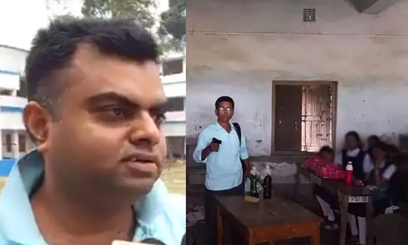 വിദ്യാർഥികളെ തോക്കുചൂണ്ടി മുൾമുനയിൽ നിർത്തിയയാളെ ജീവൻ പണയംവെച്ച് കീഴ്പ്പെടുത്തി ഡി.എസ്.പി; വിഡിയോ വൈറൽ വിദ്യാർഥികളെ തോക്കുചൂണ്ടി മുൾമുനയിൽ നിർത്തിയയാളെ ജീവൻ പണയംവെച്ച് കീഴ്പ്പെടുത്തി ഡി.എസ്.പി; വിഡിയോ വൈറൽ