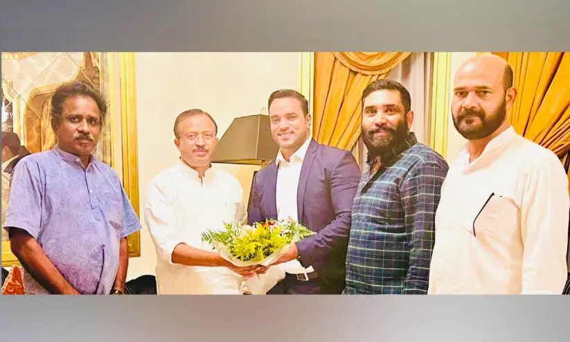 ഐ.ഒ.എഫ് ഭാരവാഹികൾ വിദേശകാര്യ സഹമന്ത്രി മുരളീധരനെ സന്ദർശിച്ചു