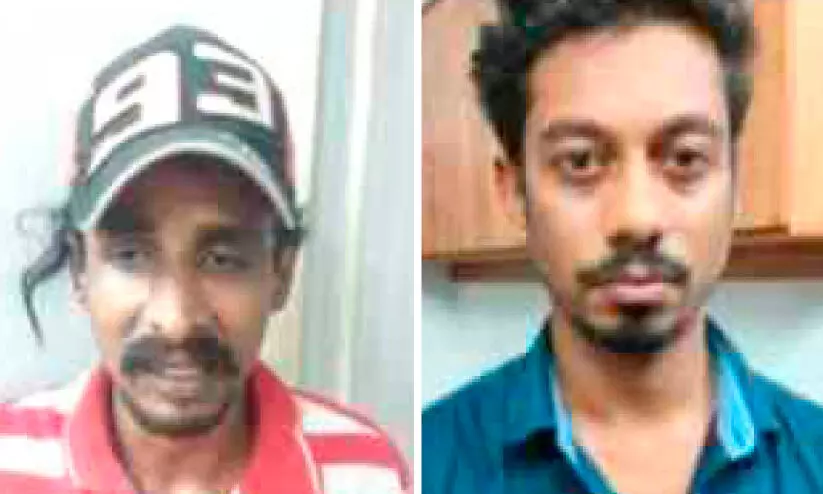 വയോധികയുടെ മാല കവർന്ന കേസിലെ പ്രതികൾ പിടിയിൽ വയോധികയുടെ മാല കവർന്ന കേസിലെ പ്രതികൾ പിടിയിൽ