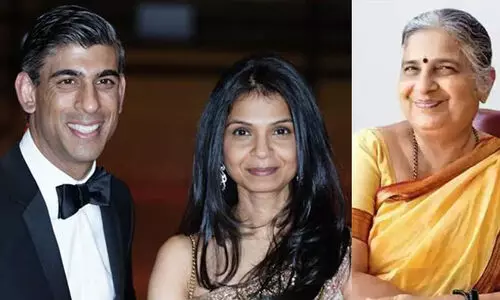 എന്റെ മകൾ ഭർത്താവിനെ ബ്രിട്ടീഷ് പ്രധാനമന്ത്രിയാക്കി, ഇത് ഭാര്യയുടെ മഹത്വം -സുധ മൂർത്തി