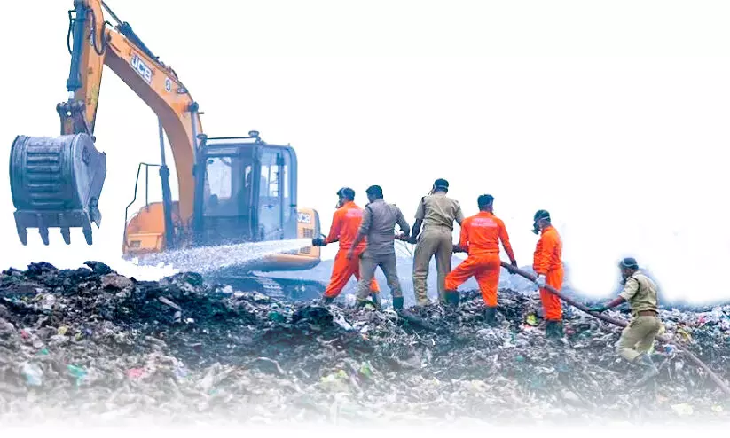 മാലിന്യ സംസ്കരണം; കൊച്ചിക്ക് സേനകളുടെ സഹായം
