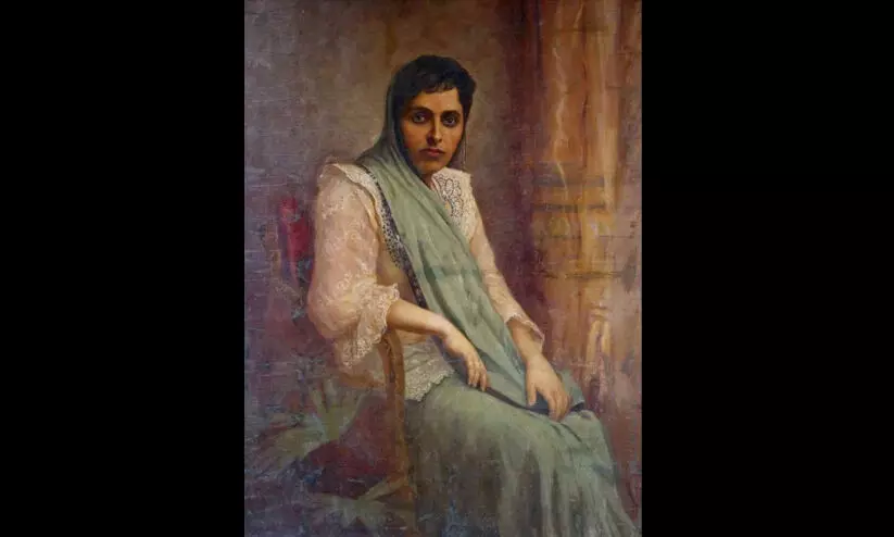 ravi varma parsi lady ravi varma parsi lady
