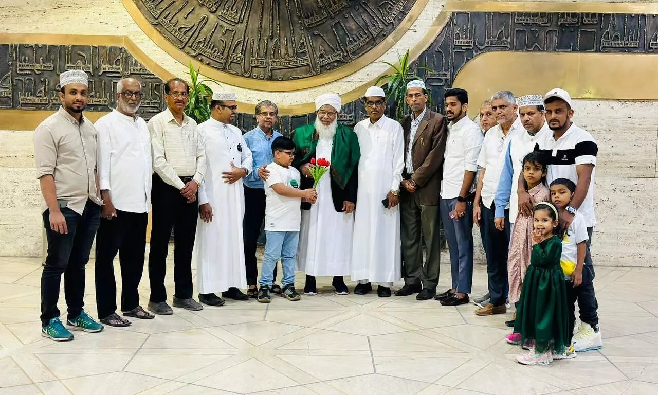 സമസ്​ത നേതാക്കൾക്ക്​ എസ്​.ഐ.സി സ്വീകരണം നൽകി