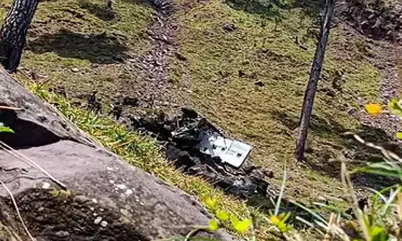 Army ambulance falls into gorge