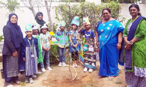 ഇ​ന്ത്യ ഇ​ന്‍റ​ർ​നാ​ഷ​ന​ൽ സ്കൂ​ളി​ൽ ഭൗ​മ​ദി​നാ​ച​ര​ണം