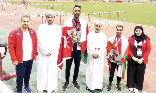വെസ്റ്റ് ഏഷ്യൻ അത്‌ലറ്റിക്‌സ് ചാമ്പ്യൻഷിപ്: ആദ്യദിനത്തിൽ മൂന്നു മെഡലുകളുമായി ഒമാൻ