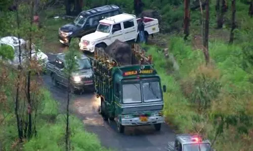 അരിക്കൊമ്പന്‍റെ വലതു കണ്ണിന് ഭാഗികമായി കാഴ്‌ചയില്ലെന്ന് വനംവകുപ്പ്​