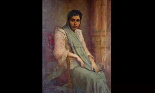 ravi varma parsi lady