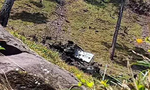 Army ambulance falls into gorge