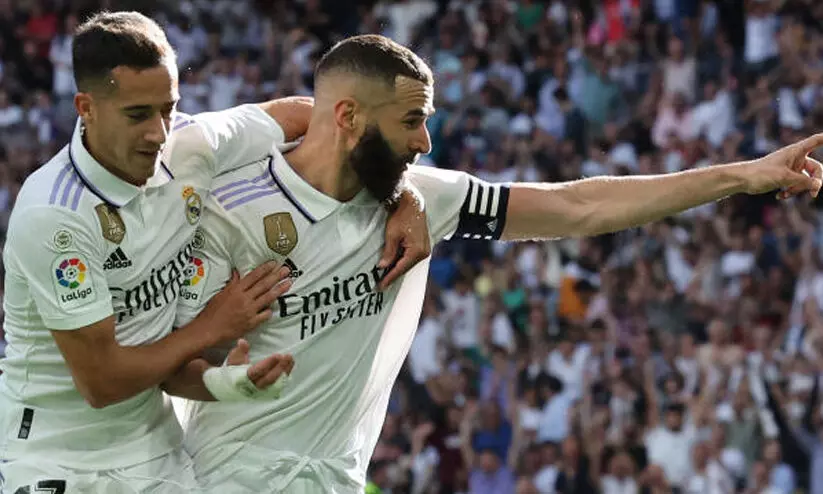 ഹാട്രിക് ബെൻസേമ; റെക്കോഡ്; അൽ മേരിയയെ വീഴ്ത്തി റയൽ മഡ്രിഡ് (4-2) ഹാട്രിക് ബെൻസേമ; റെക്കോഡ്; അൽ മേരിയയെ വീഴ്ത്തി റയൽ മഡ്രിഡ് (4-2)