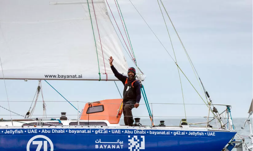 അഭിലാഷ് ടോമിയുടെ ചരിത്രനേട്ടം: യു.എ.ഇക്കും അഭിമാന നിമിഷം അഭിലാഷ് ടോമിയുടെ ചരിത്രനേട്ടം: യു.എ.ഇക്കും അഭിമാന നിമിഷം