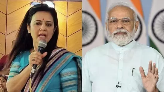 Mahua Moitra- PM Modi Mahua Moitra- PM Modi