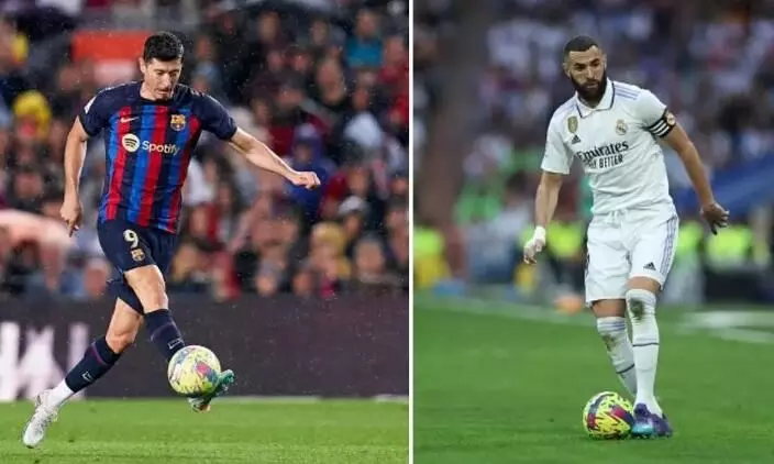 ലാ ലിഗയിൽ പിച്ചിച്ചി ട്രോഫി ആര് മാറോടുചേർക്കും? പോരാട്ടം കനപ്പിച്ച് രണ്ട് വമ്പന്മാർ ലാ ലിഗയിൽ പിച്ചിച്ചി ട്രോഫി ആര് മാറോടുചേർക്കും? പോരാട്ടം കനപ്പിച്ച് രണ്ട് വമ്പന്മാർ