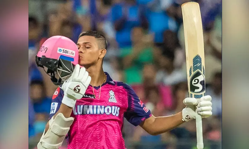 ജയ്സ്വാളിന് സെഞ്ച്വറി (124); മുംബൈ ഇന്ത്യൻസിനെതിരെ രാജസ്ഥാന് കൂറ്റൻ സ്കോർ ജയ്സ്വാളിന് സെഞ്ച്വറി (124); മുംബൈ ഇന്ത്യൻസിനെതിരെ രാജസ്ഥാന് കൂറ്റൻ സ്കോർ