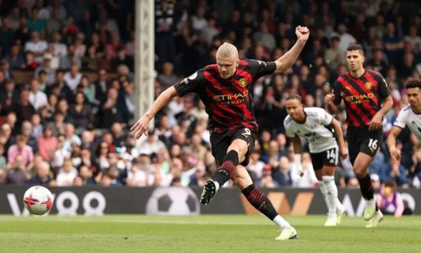 ഹാലണ്ട് റെക്കോഡിനൊപ്പം; പ്രീമിയർ ലീഗിൽ ആഴ്സണലിനെ മറികടന്ന് സിറ്റി ഒന്നാമത് ഹാലണ്ട് റെക്കോഡിനൊപ്പം; പ്രീമിയർ ലീഗിൽ ആഴ്സണലിനെ മറികടന്ന് സിറ്റി ഒന്നാമത്