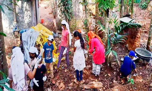 മാലിന്യശേഖരണത്തിലും ശുചീകരണത്തിലും പങ്കാളികളായി കുട്ടിക്കൂട്ടങ്ങൾ
