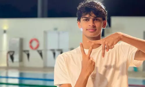 ദുബൈയിൽ നിന്ന്​ നീന്തിക്കയറിയ വേദാന്ത്​