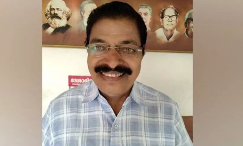 Former MLA m chandran passed away Former MLA m chandran passed away