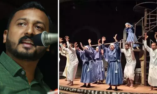 സംഘപരിവാർ പല്ലിളിച്ചിരിക്കുമ്പോൾ മതനിരാസ പാർട്ടി ക്ലാസിനുള്ള സമയമല്ലിത് -‘കക്കുകളി’ക്കെതിരെ രാഹുൽ മാങ്കൂട്ടത്തിൽ