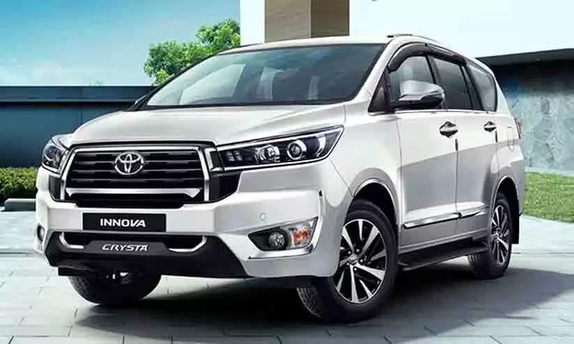 വലിയ ഇന്നോവ ക്രിസ്റ്റ മോഡലുകളുടെ വില പ്രഖ്യാപിച്ച് ടൊയോട്ട വലിയ ഇന്നോവ ക്രിസ്റ്റ മോഡലുകളുടെ വില പ്രഖ്യാപിച്ച് ടൊയോട്ട