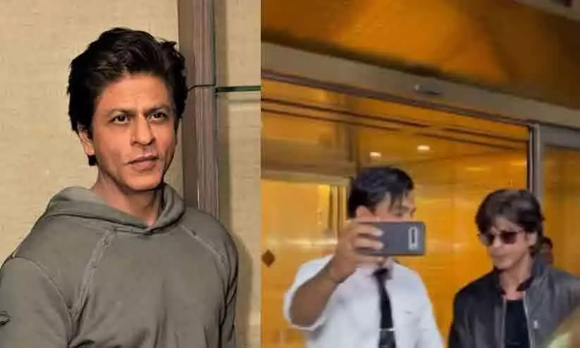 Shah Rukh Khan gets angry after fan tries to click selfie with him, mobbed at airport