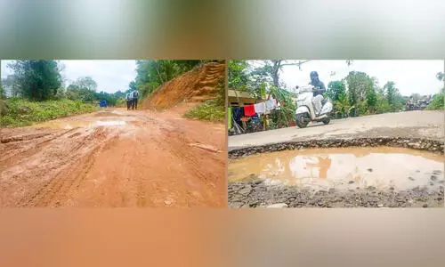 റെയില്‍വേ സ്റ്റേഷന്‍ റോഡ് നന്നാക്കൽ വൈകുന്നു