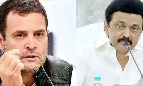 Rahul Gandhi, M K Stalin