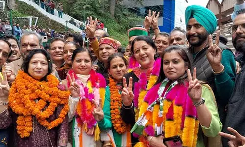 ഷിംല കോർപറേഷൻ തെരഞ്ഞെടുപ്പിൽ ബി.ജെ.പിയെ കെട്ടുകെട്ടിച്ച് കോൺഗ്രസ്, 34 വാർഡിൽ 24ലും ജയം