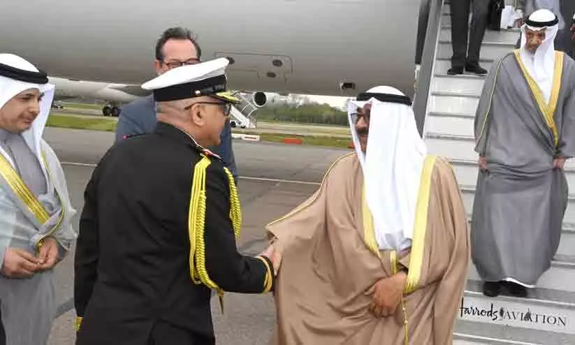 കുവൈത്ത് കിരീടാവകാശി ബ്രിട്ടനിലെത്തി കുവൈത്ത് കിരീടാവകാശി ബ്രിട്ടനിലെത്തി