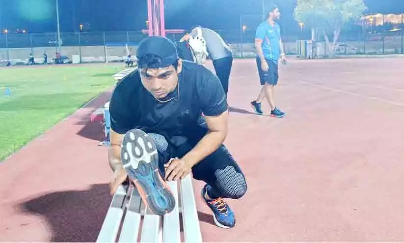 ദോഹ ഡയമണ്ട് ലീഗ്: 90 മീറ്റർ കടമ്പ കടക്കാൻ നീരജ് ദോഹ ഡയമണ്ട് ലീഗ്: 90 മീറ്റർ കടമ്പ കടക്കാൻ നീരജ്